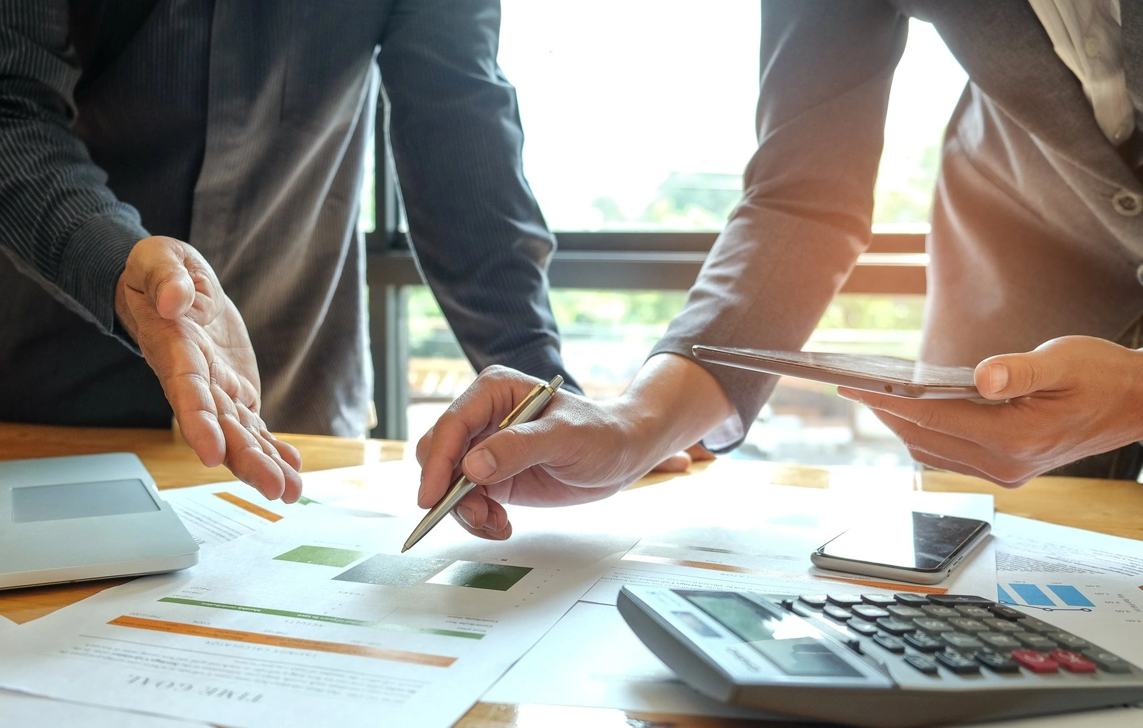 Corporate strategy meeting